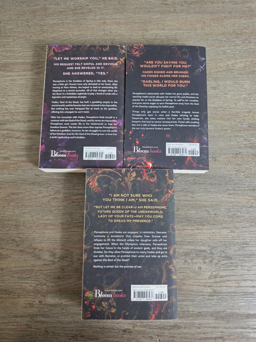Hades X Persephone Trilogy Book Set by Scarlett St. Clair - Picture 7 of 7